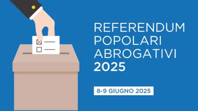 referendum abrogativi giugno 2025