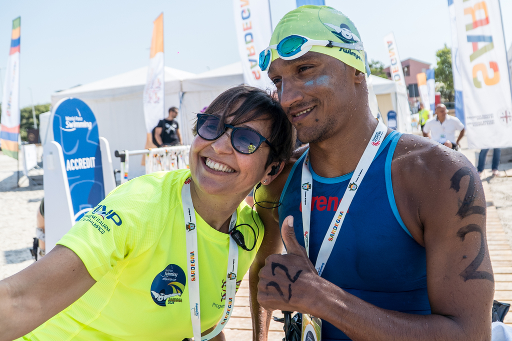 Silvia Fioravanti con il Venezuelano Jose Marichal Ivanosky (Foto Mauro Madau)