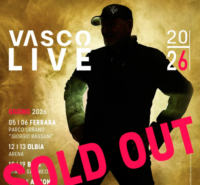 Olbia - Vasco Rossi ha fatto il botto sold out da record per i concerti del 2026