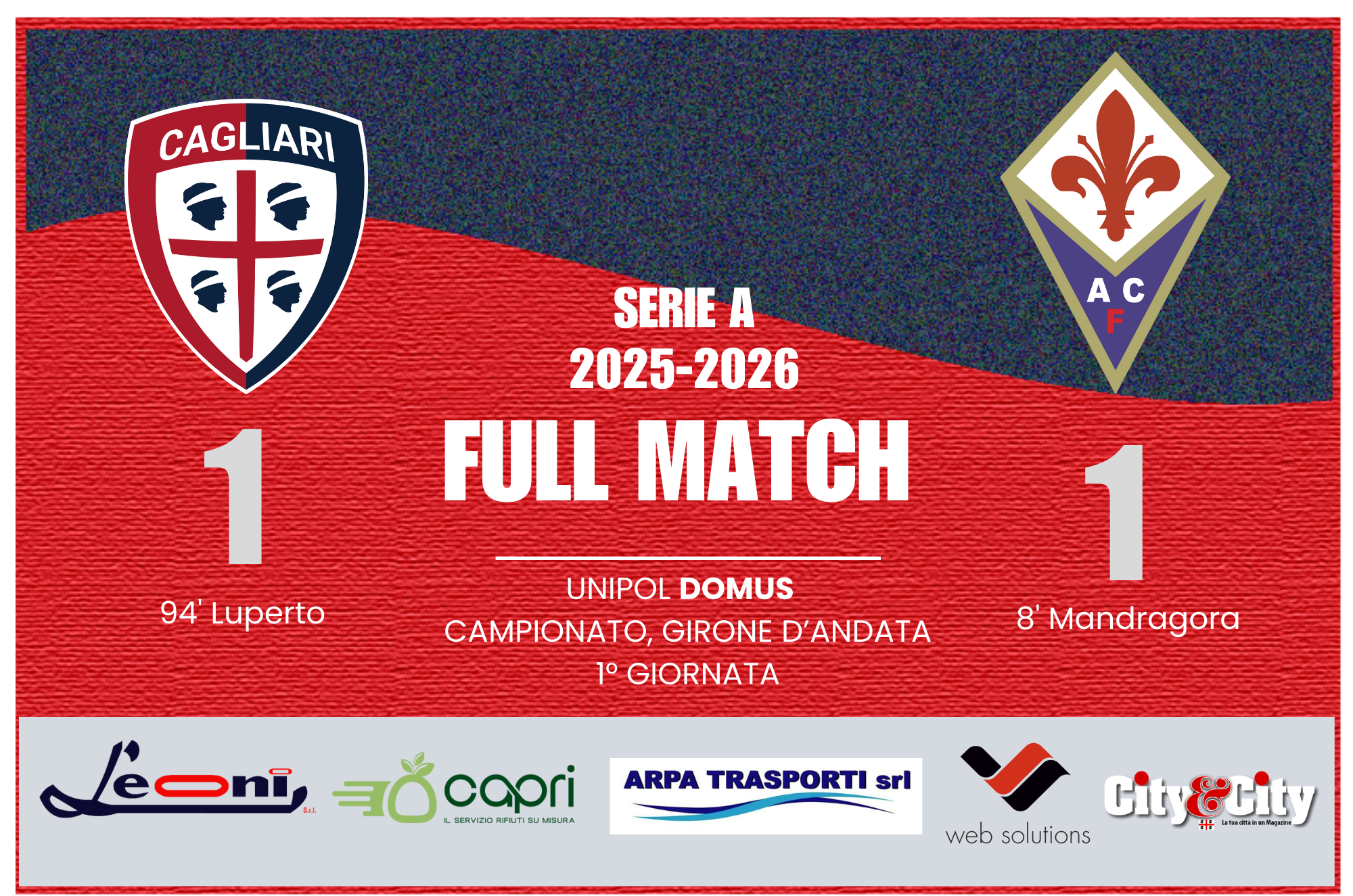 CAGLIARI SERIE A -2025-2026