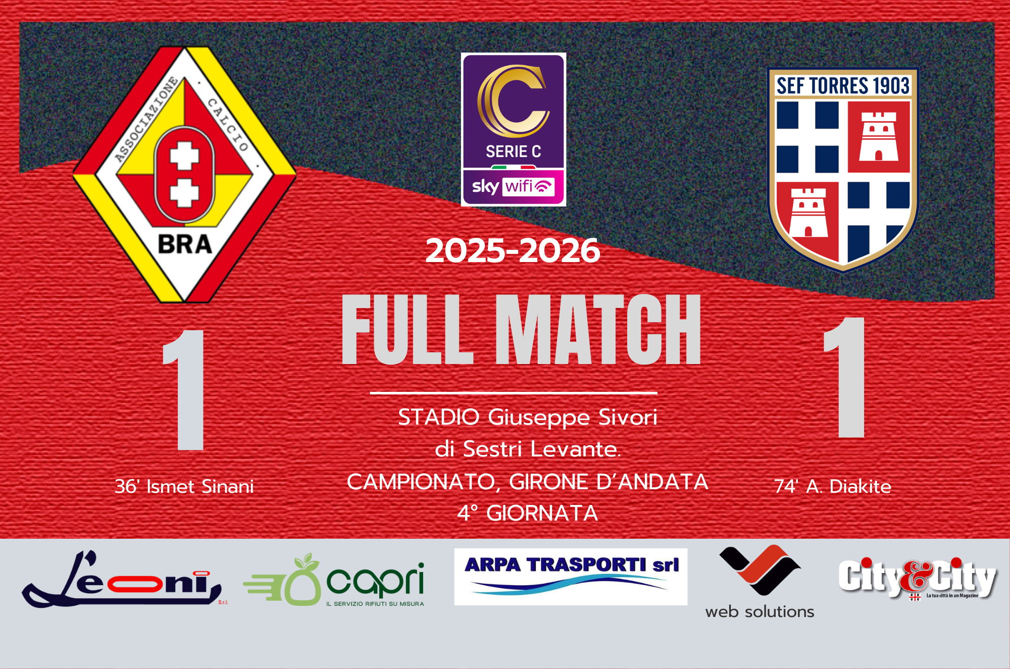 BRA TORRES 1-1 2025-2026