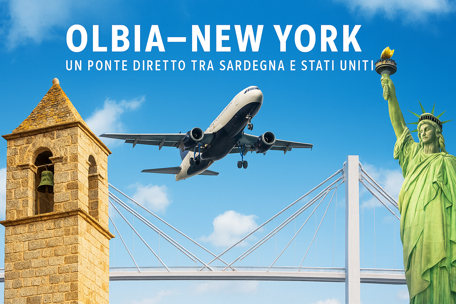 Olbia-New York- un ponte diretto tra Sardegna e Stati Uniti