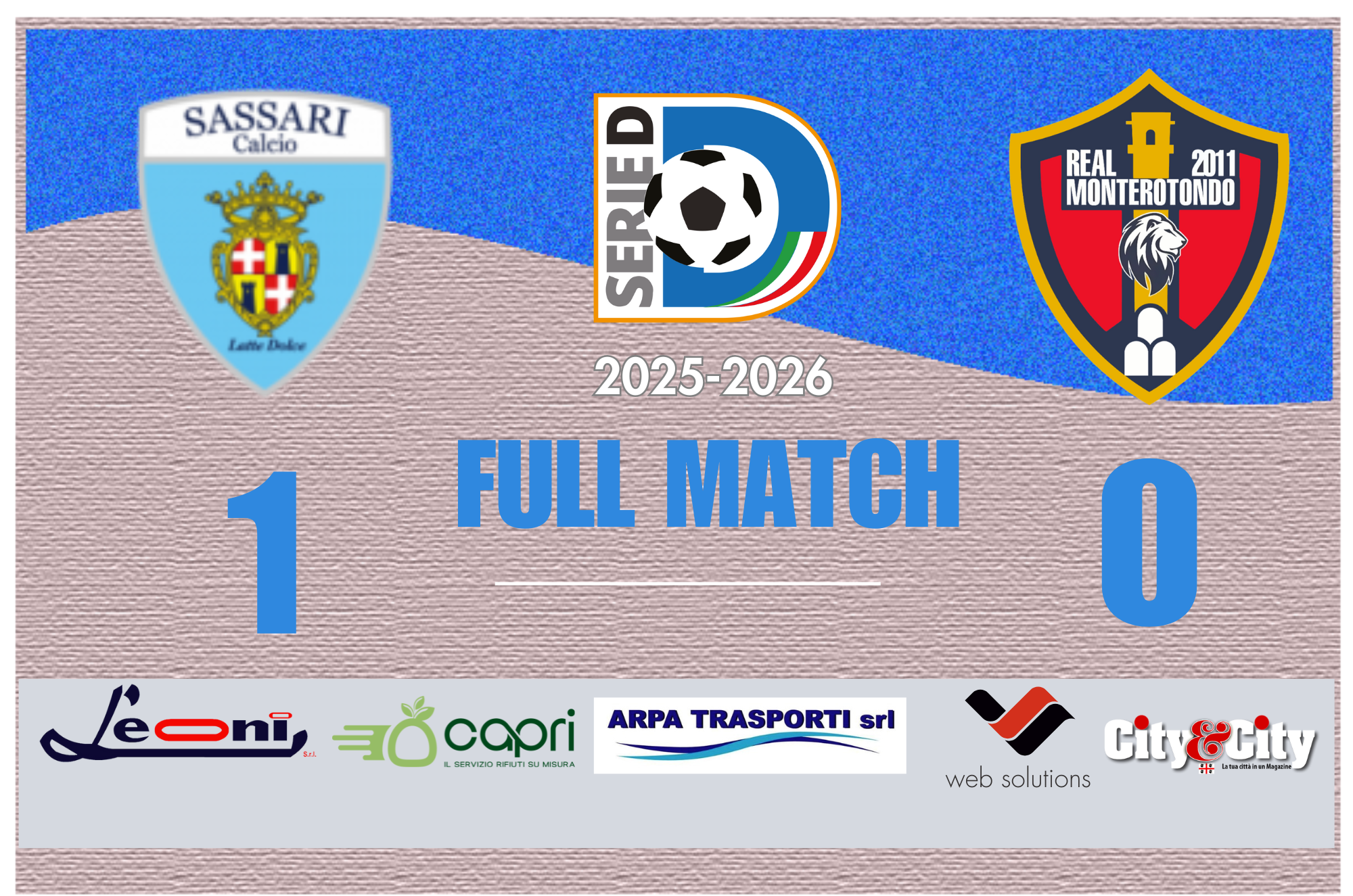 SERIE D LATTE DOLCE ONTE ROTONDO 2025-2026