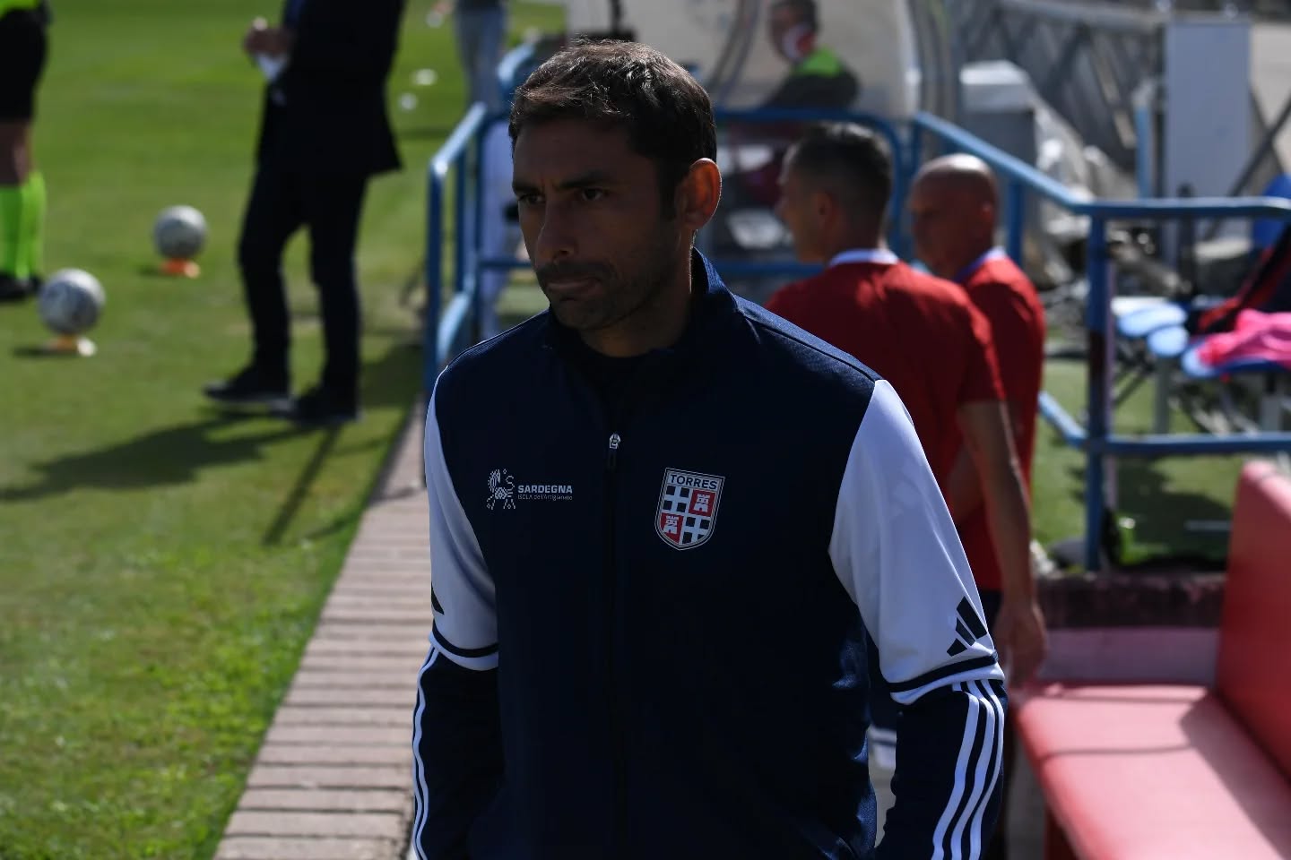 Michele Pazienza, allenatore della Torres