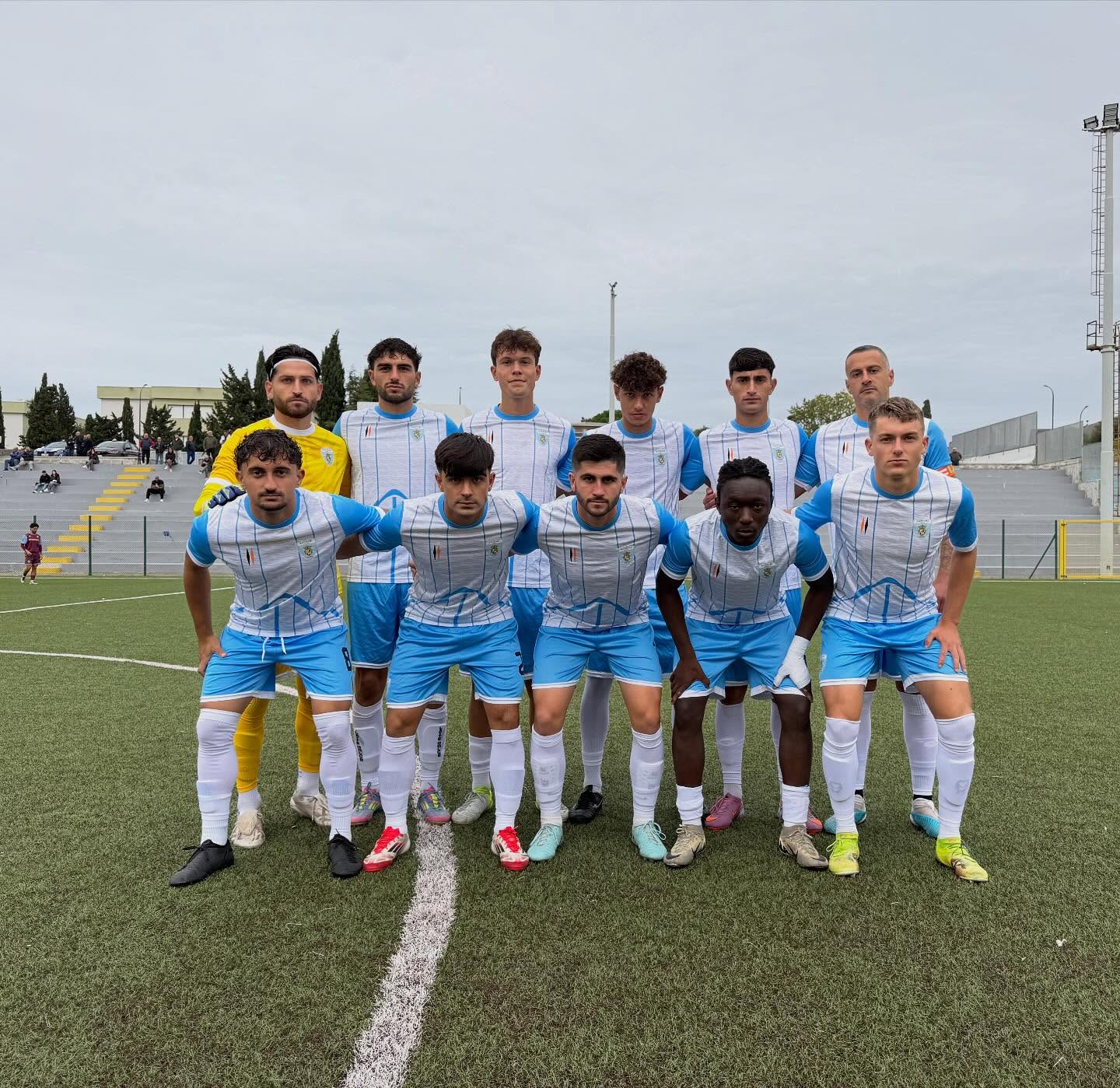 La formazione del Latte Dolce scesa in campo contro il Trastevere