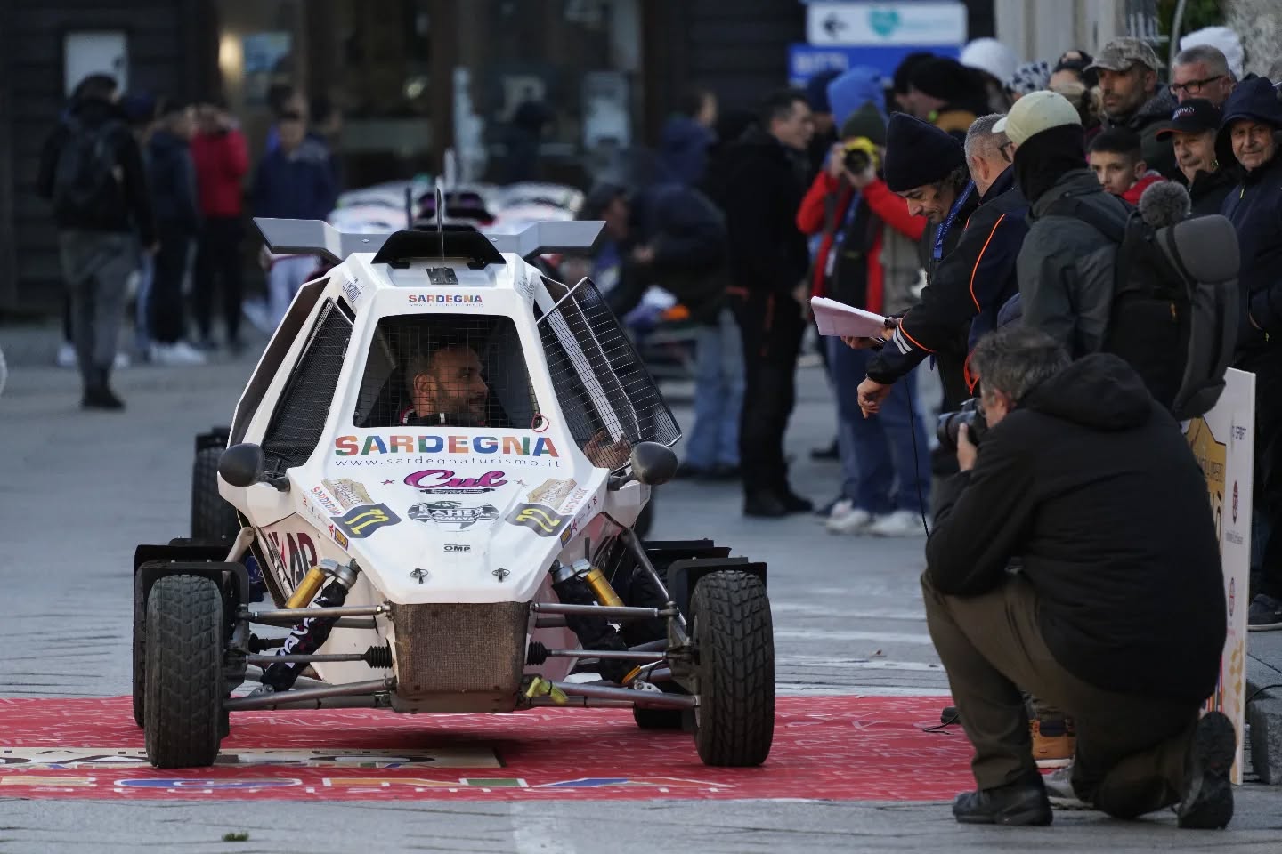 Una delle vetture partecipanti alla Cronoscalata di Tandalò 2024