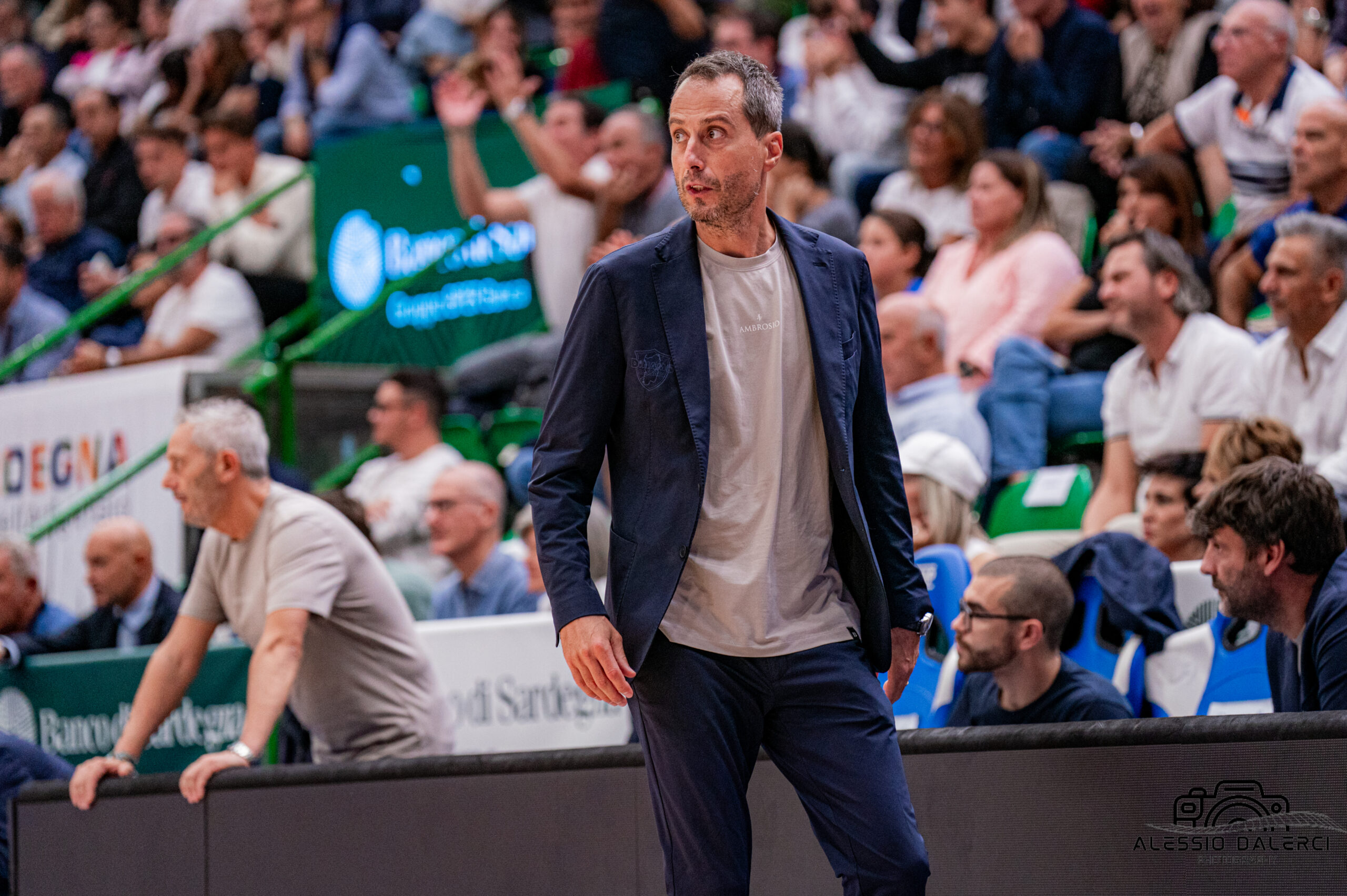 Massimo Bulleri nella sfida di LBA contro Varese