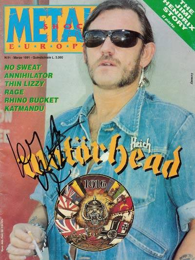 Motorhead firmato