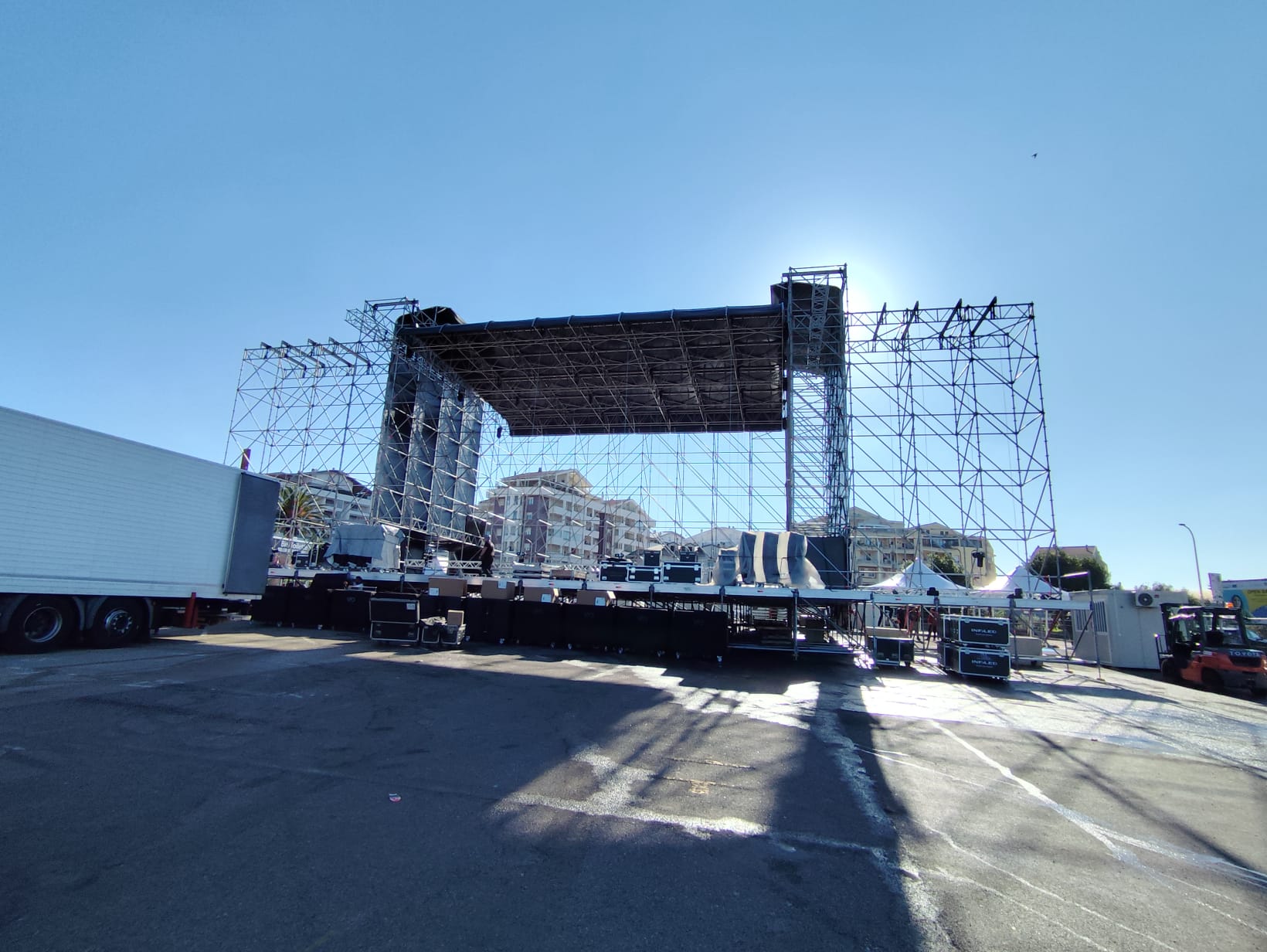 Palco Max Pezzali Sassari