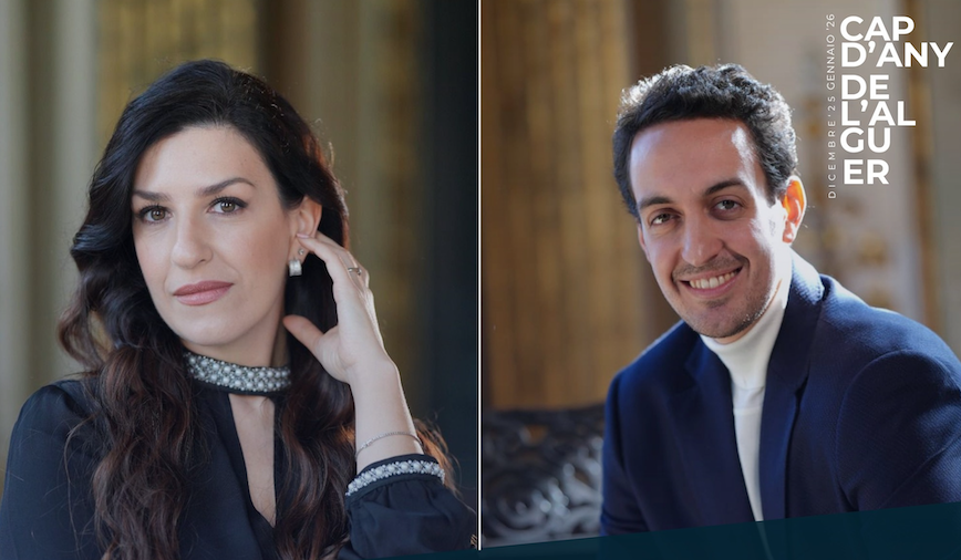 soprano sassarese Francesca Sassu e il tenore Valerio Borgioni