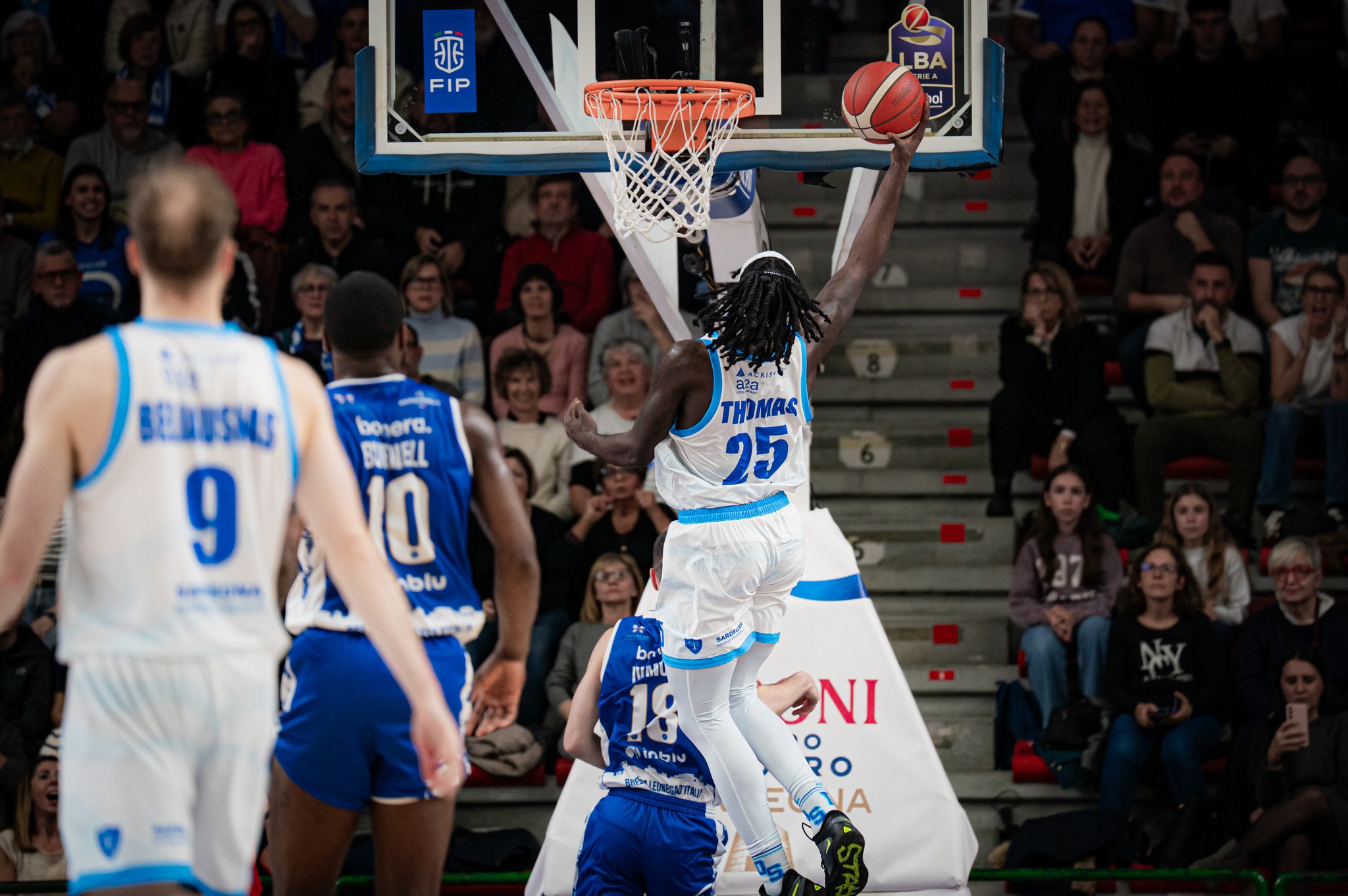 Thomas nella sfida contro Brescia del 4/01/2026