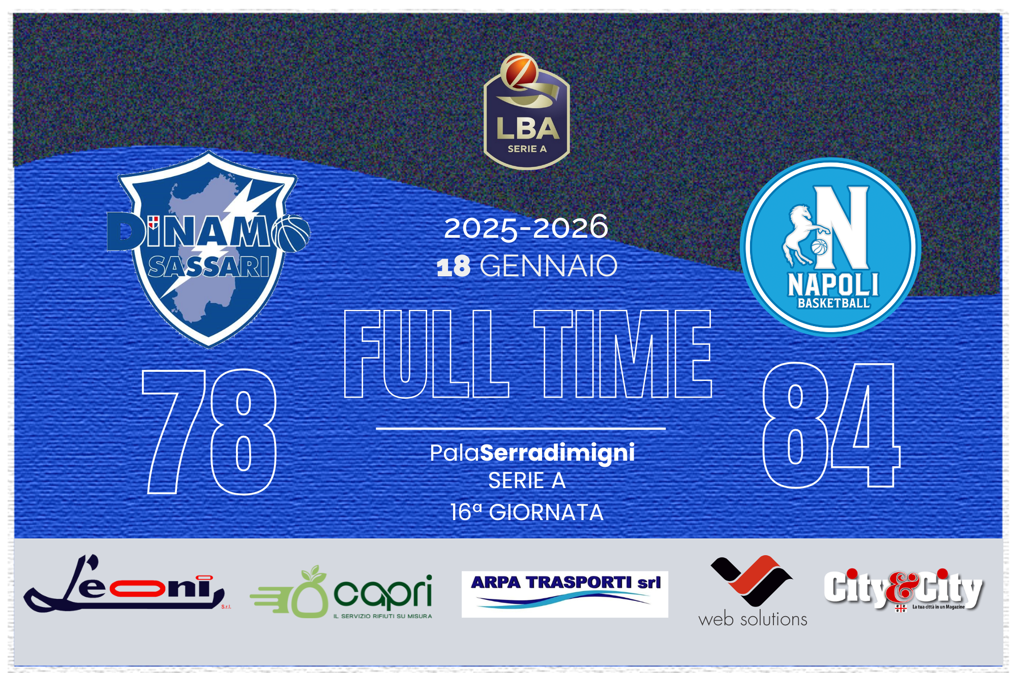 FT Dinamo Napoli 18/01/26