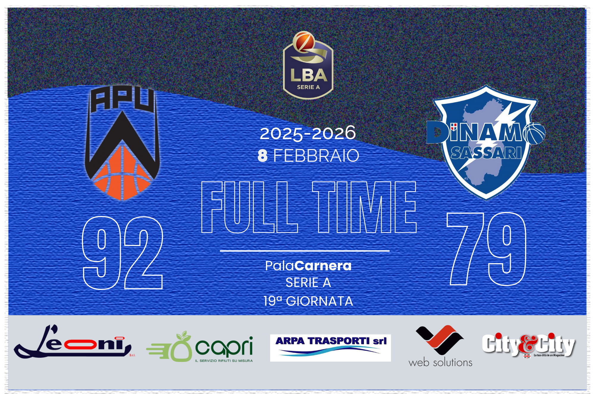 FULLTIME vs UDINE (8:02:2026)