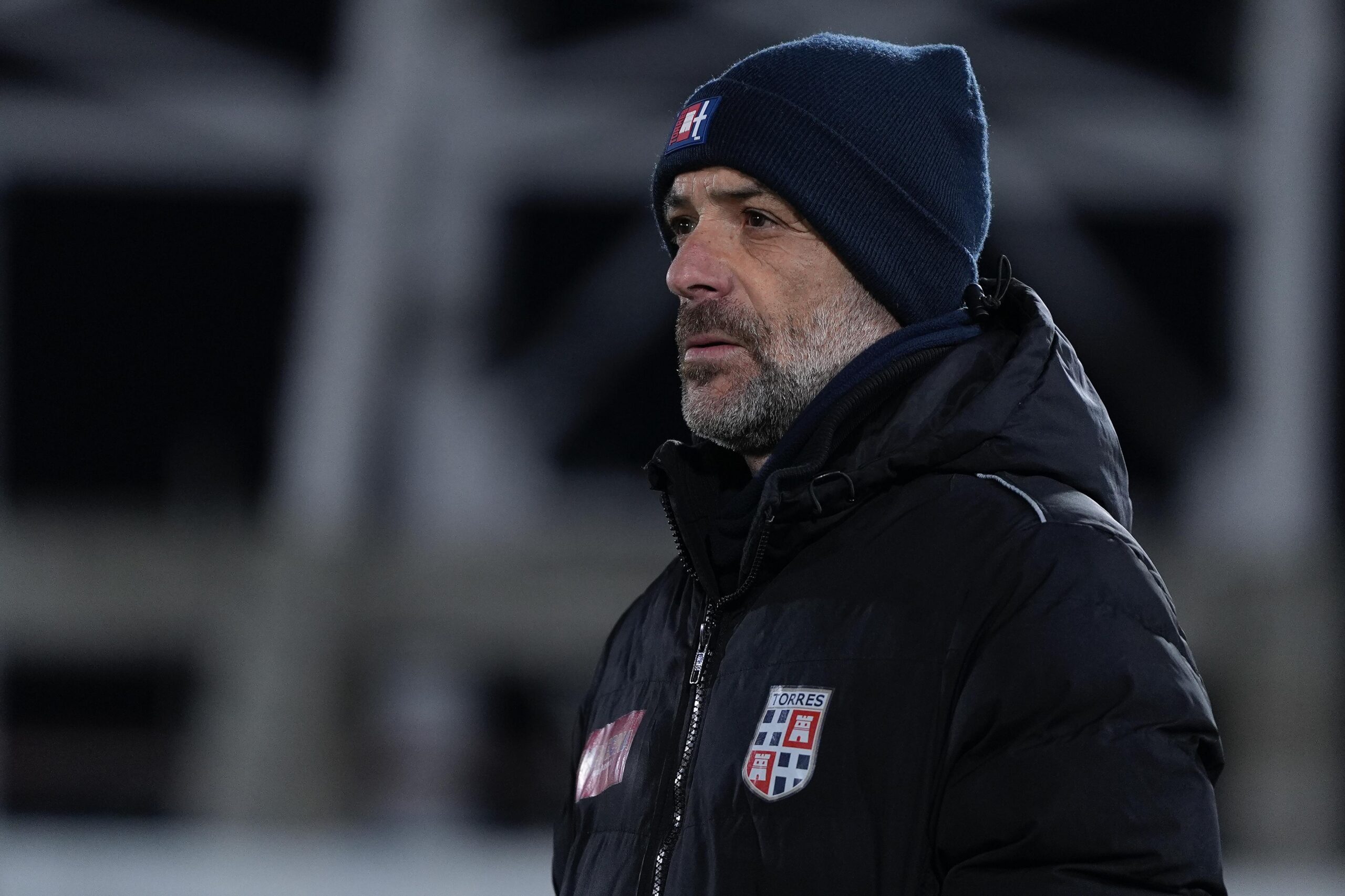 Alfonso Greco, 56 anni, assiste al match fra Perugia e Torres