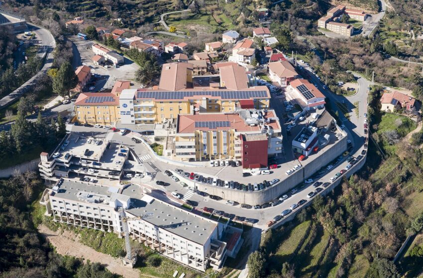 Panoramica dell'ospedale Nostra Signora della Mercede di Lanusei