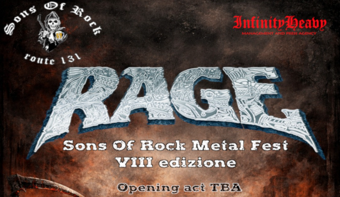 I Rage Sons Of Rock Metal Fest VIII edizione.