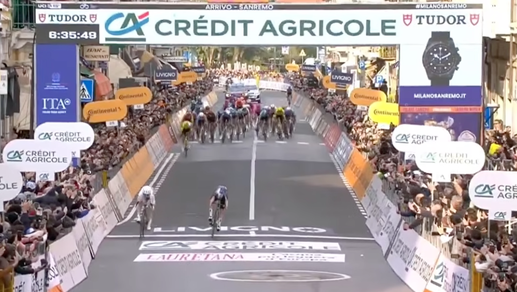 Pogacar vince Milano Sanremo