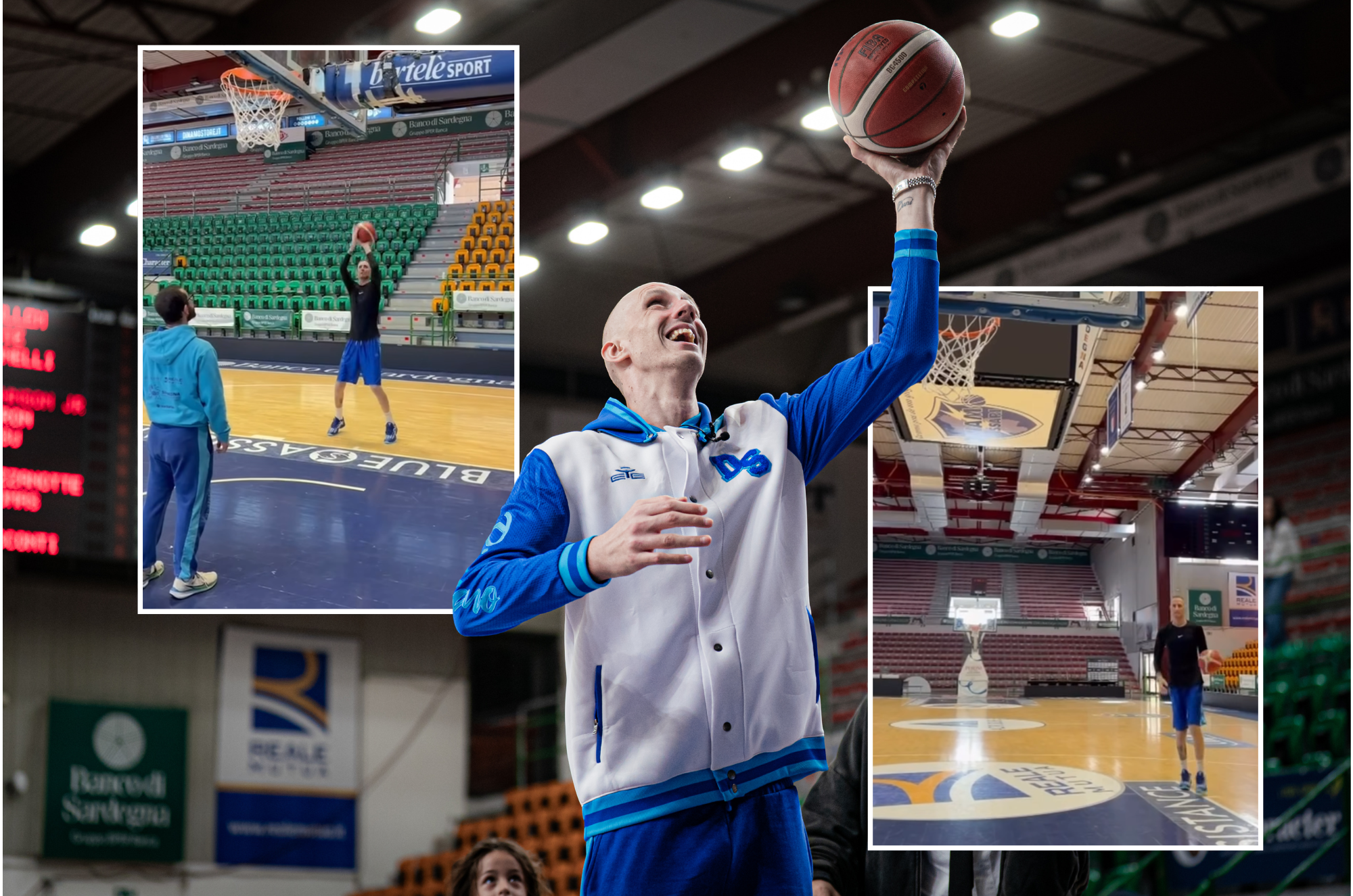 Achille Polonara gioca nel post partita di Dinamo Napoli (25/26)