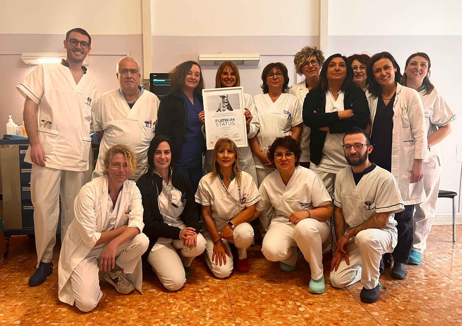 premio Platino_equipe STROKE UNIT