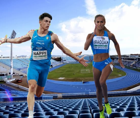 Diego Nappi, 18 anni, e Dalia Kaddari, 25, parteciperanno ai World Relays Series 2026 di Gaborone