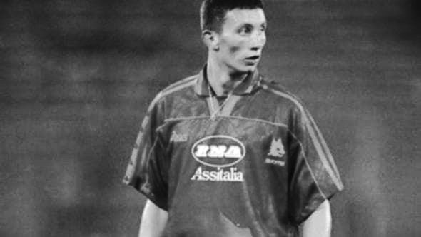 Gianluca Cherubini in maglia A.S. Roma nella stagione 1995-1996