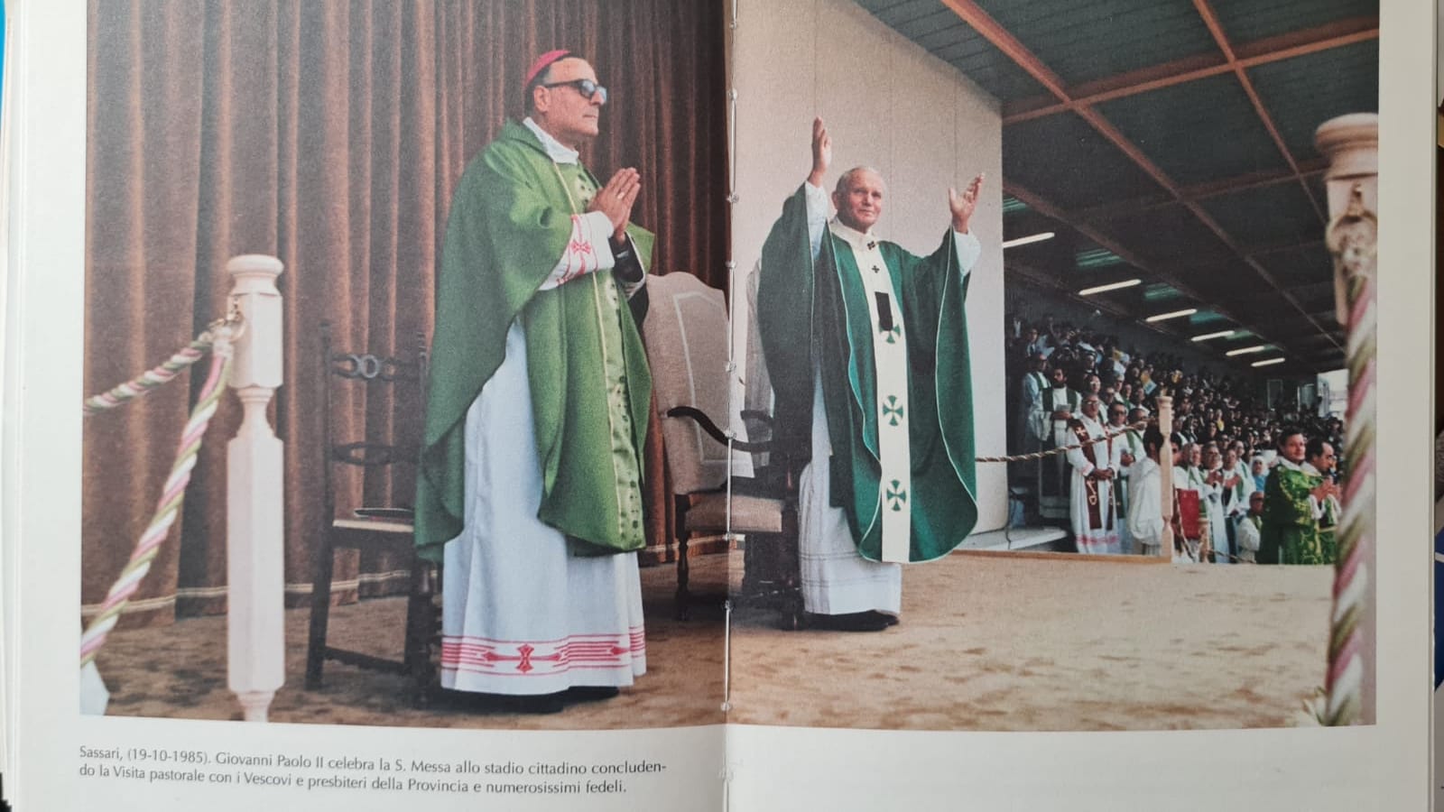 Giovanni Paolo II a Sassari nel 1985