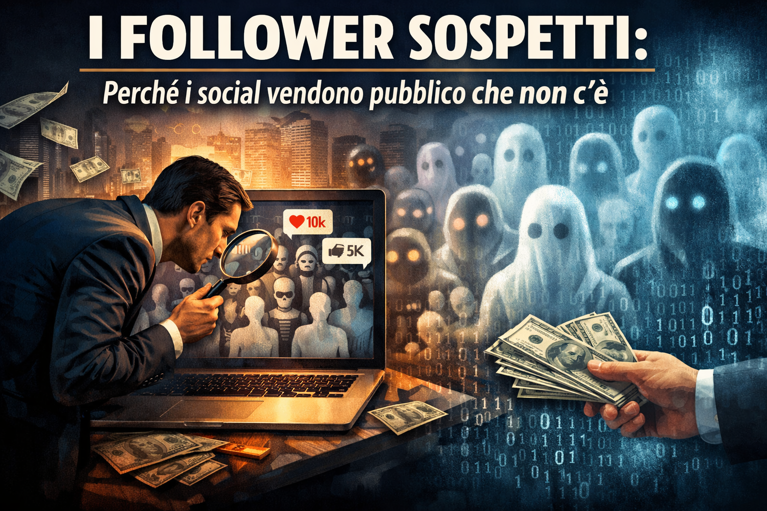 I follower sospetti perché i social vendono pubblico che non esiste