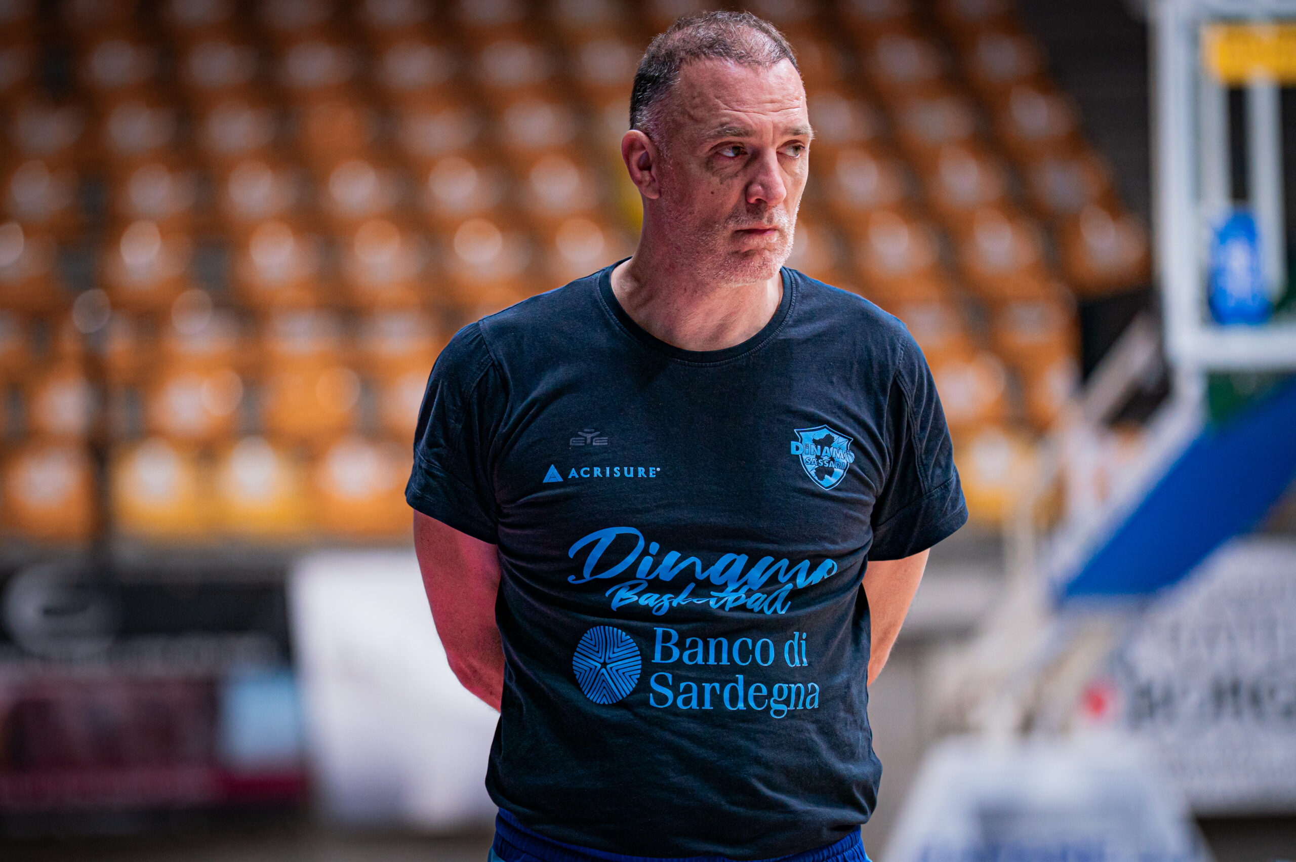 Mrsic durante l'allenamento a Cantù 25/26