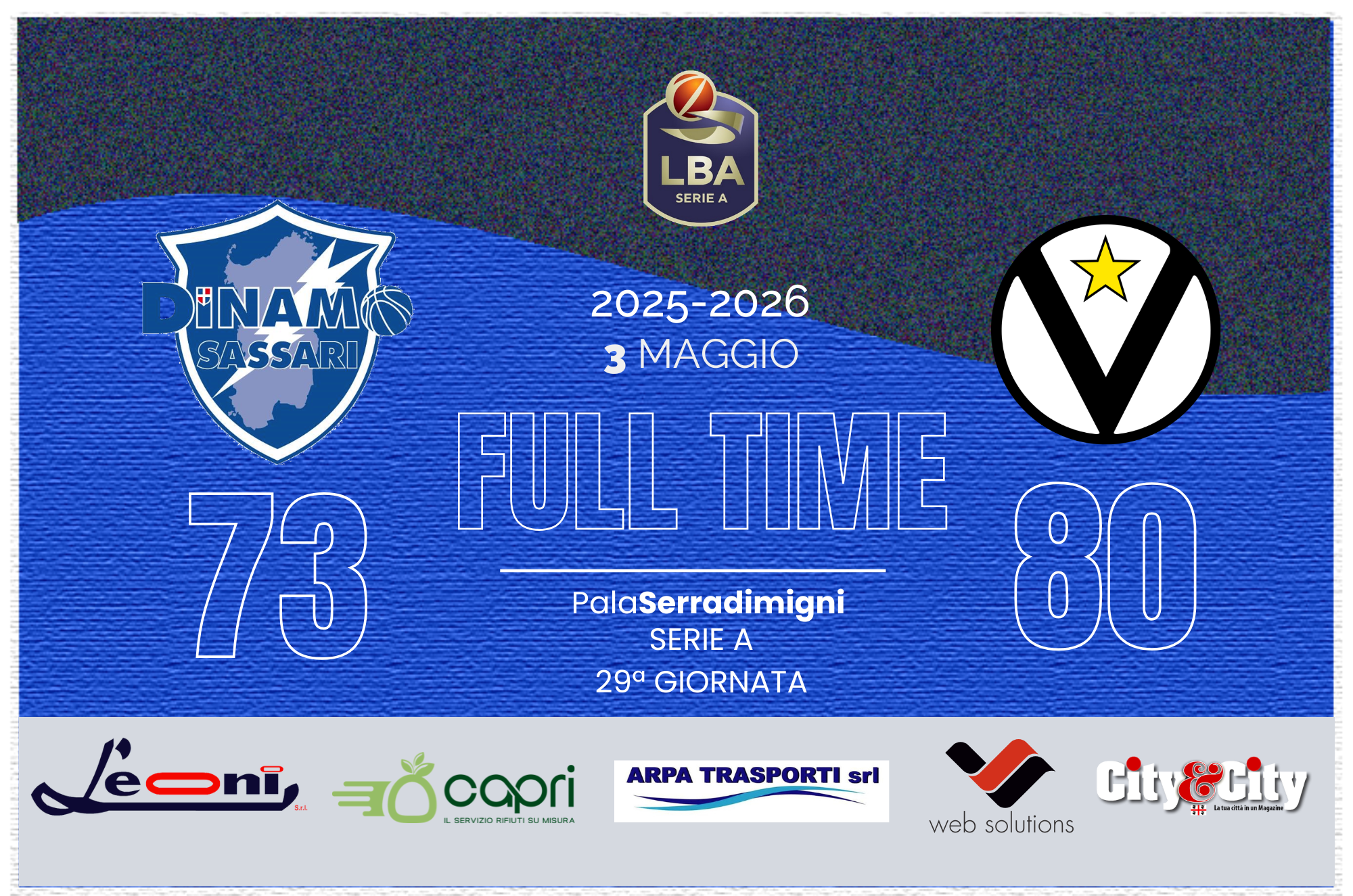 FT Dinamo Sassari - Virtus Bologna (3:05:2026)