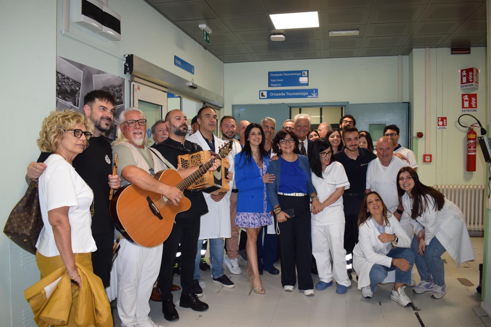 "Voci e strumenti di solidarietà - Musica in corsia" fa tappa all'ospedale di San Gavino Monreale