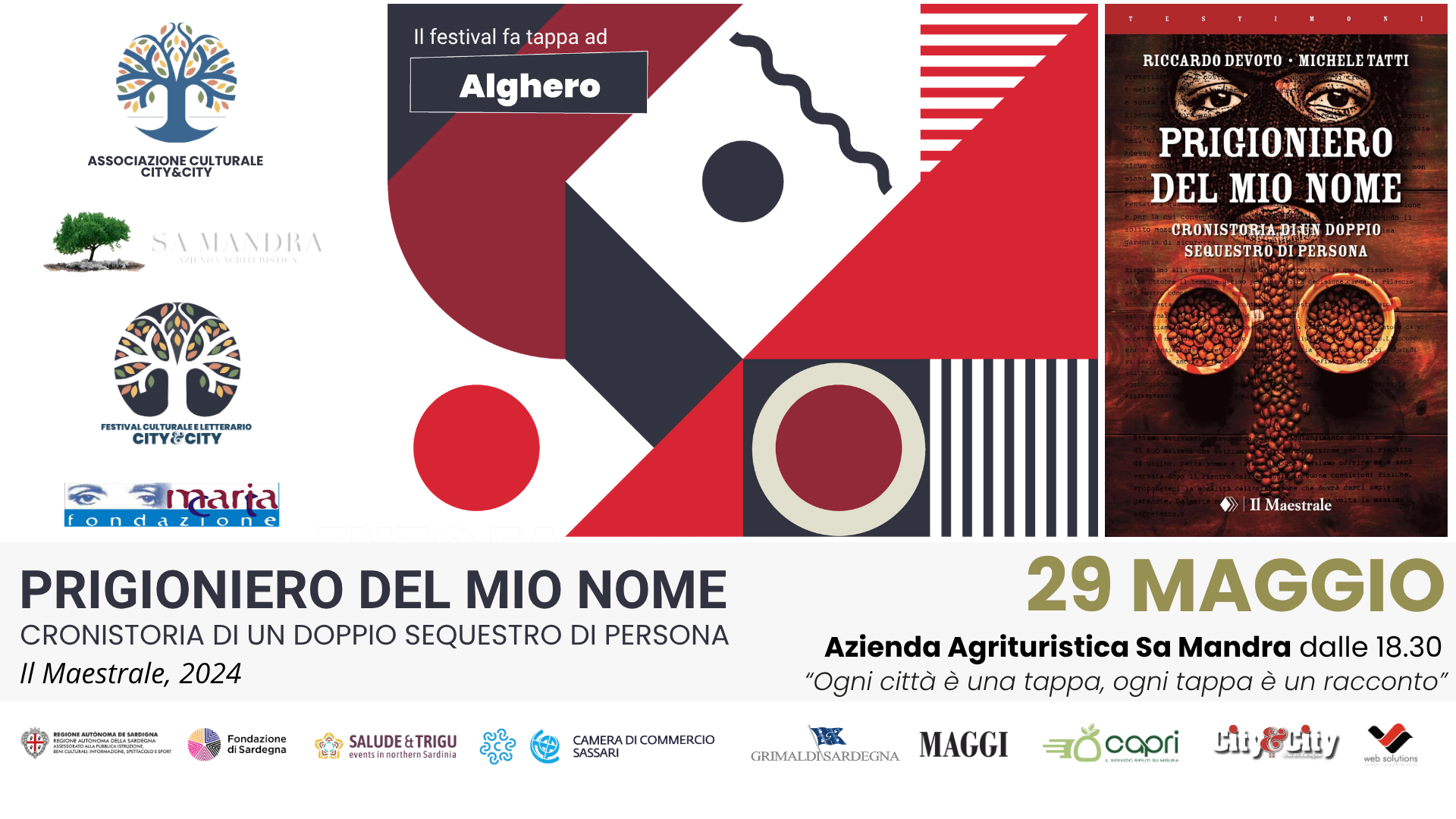 Prigioniero del mio nome al Festival letterario City&City