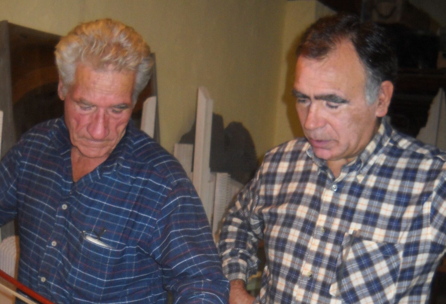 Fernando Marrocu con Pinuccio Sciola (foto Facebook)