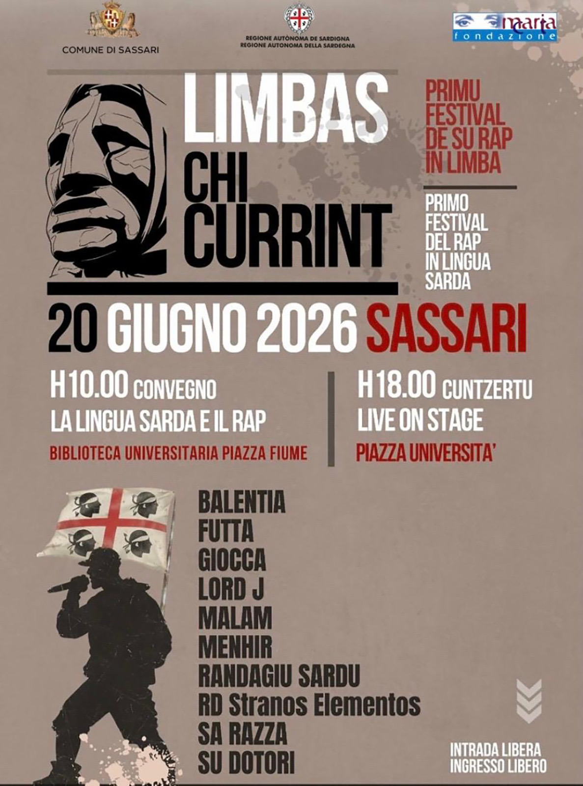 a Sassari “Limbas chi currint” il primo festival dedicato al rap in sardo