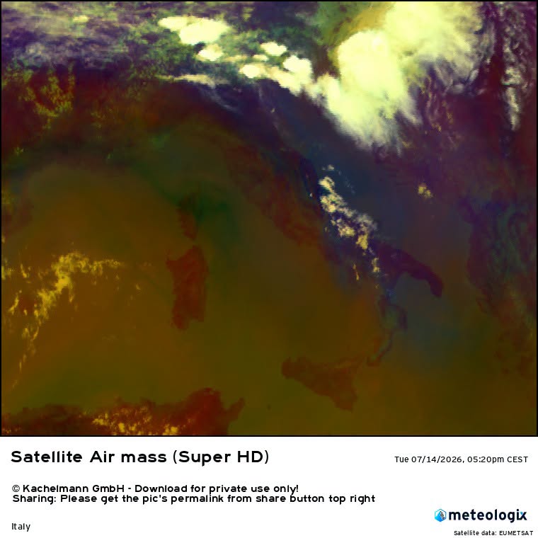 Sardegna temperature a 45