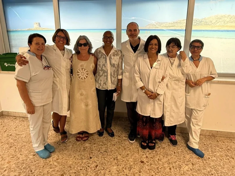 Cuori di Donna ODV e la donazione al reparto oncologico dell'Aou di Sassari