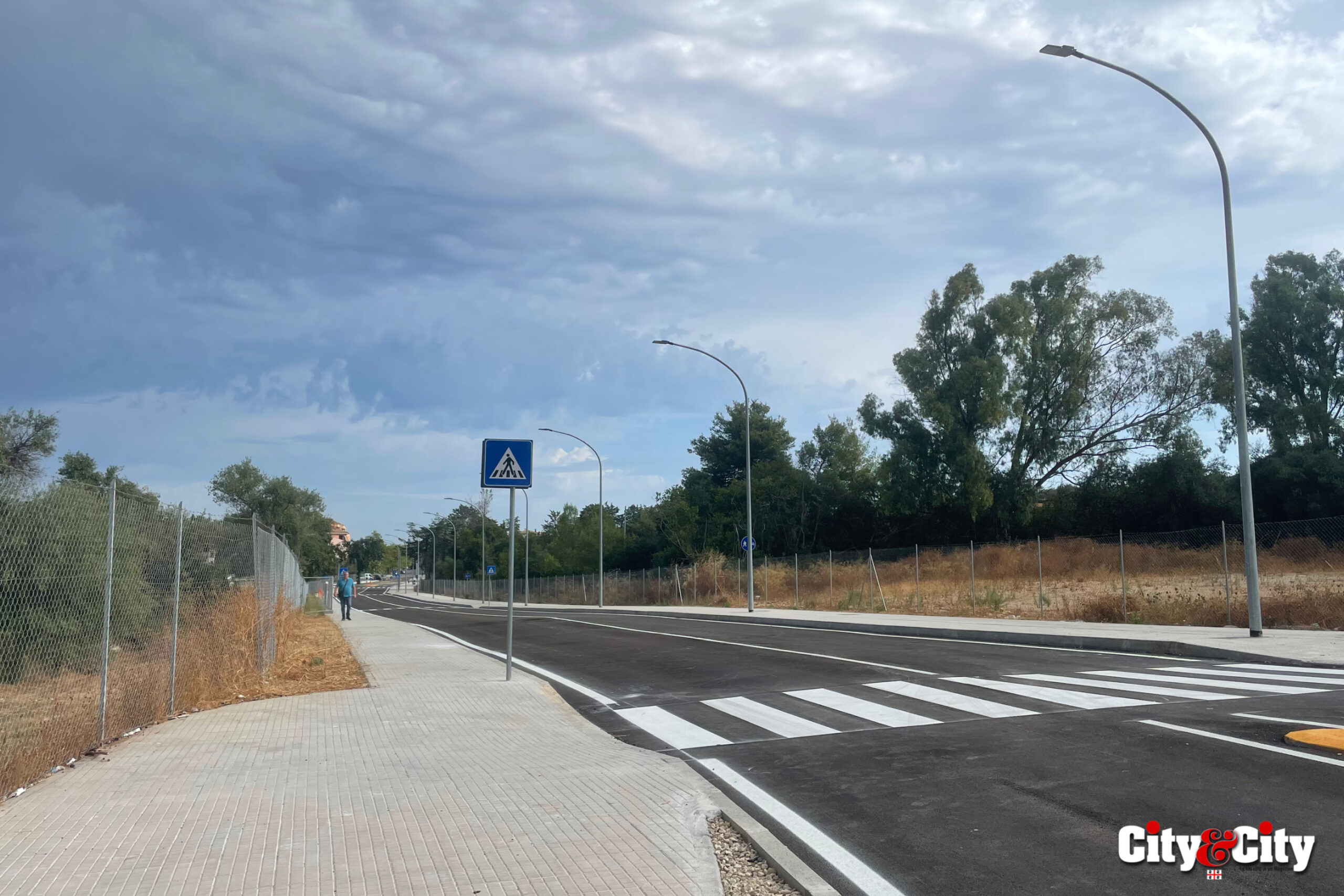 Inaugurazione del nuovo asse viario di Luna e Sole, alle spalle del PalaSerradimigni