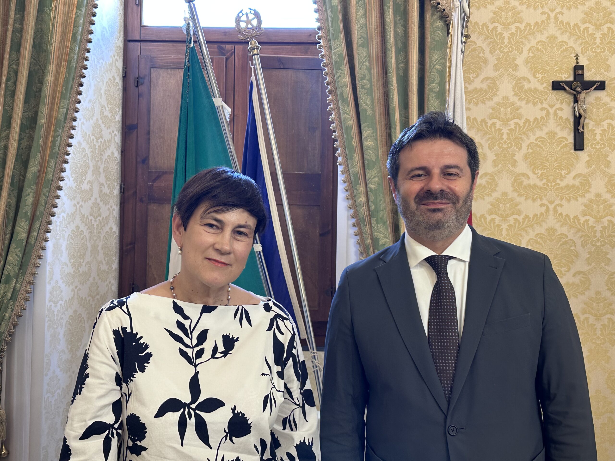 Il prefetto Di Quattro e il sindaco Mascia 2