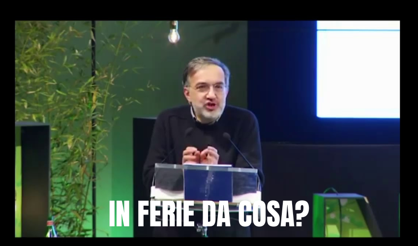 Marchionne in ferie da cosa?