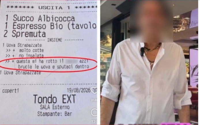 Riccione uova con lo sputo
