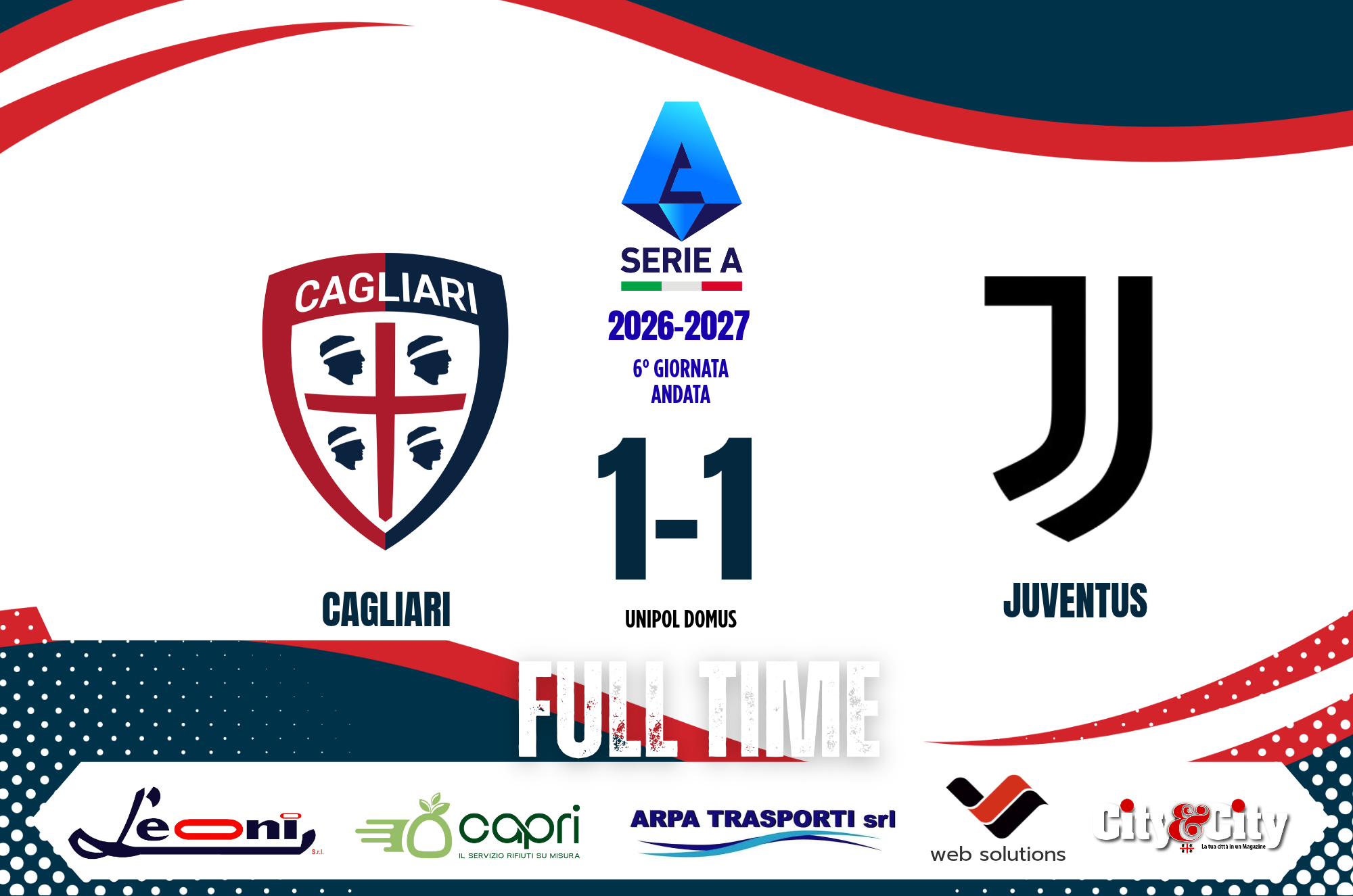 CAGLIARI JUVENTUS 2026-2027
