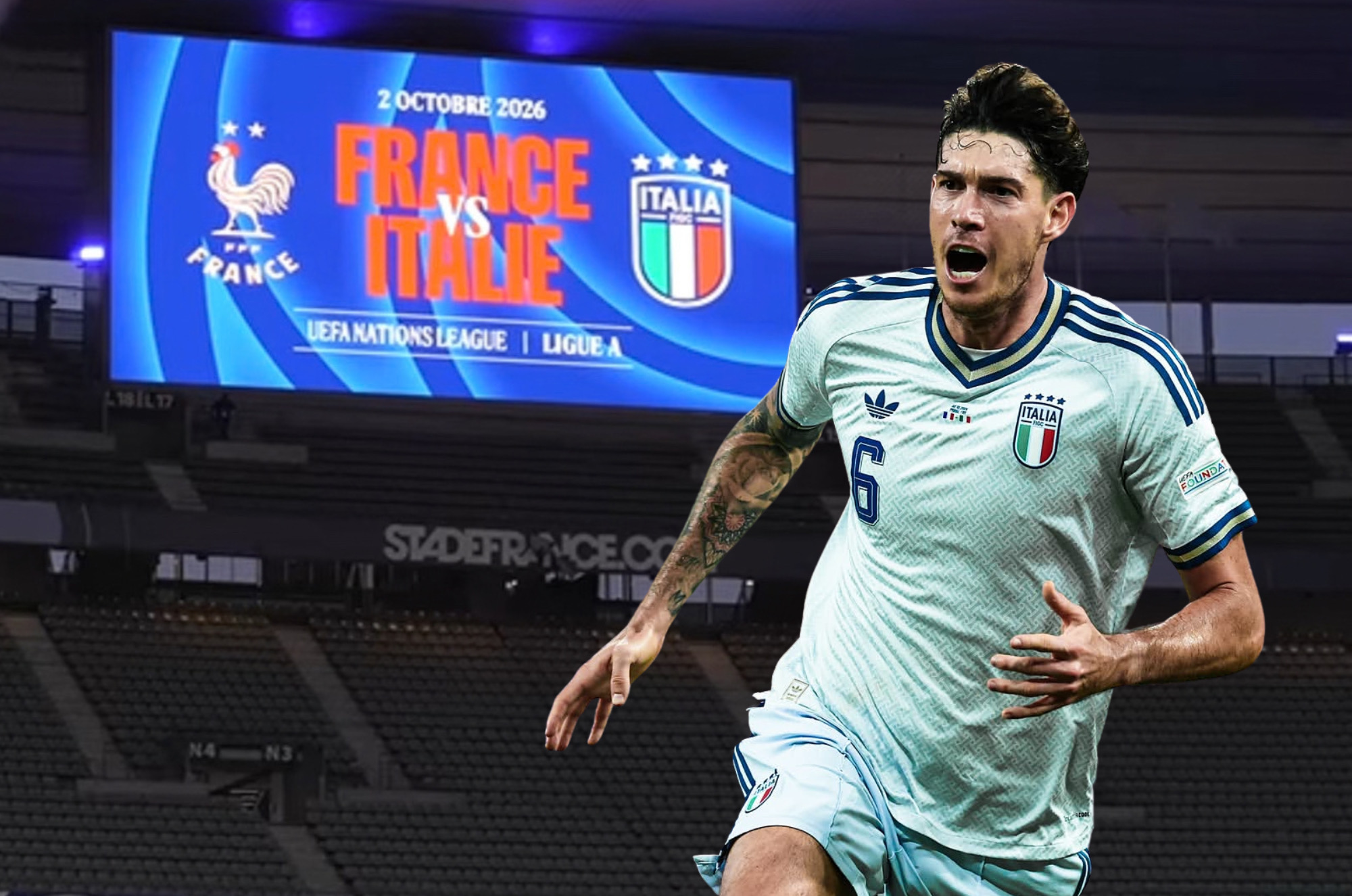 Francia Italia 1-1, Nations League 2:10:2026