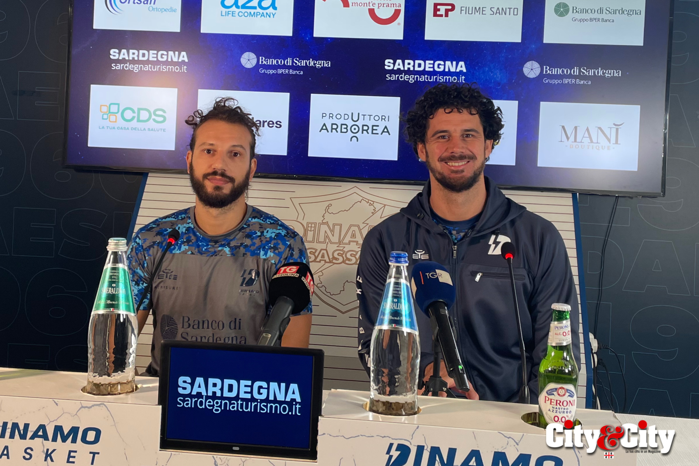 LUCA VITALI E ALESSANDRO GRANDE NELLA CONFERENZA PRE MONTECATINI