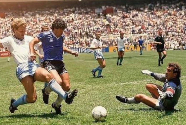Maradona 1986 gol Inghilterra