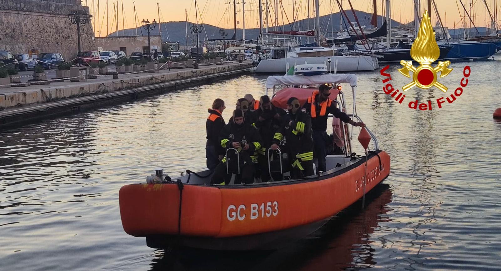 Vigil del Fuoco intervengono ad Alghero